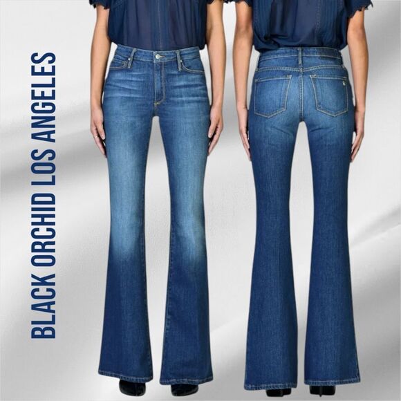 BLACK ORCHID LOS ANGELES Women’s Mia Skinny Flare in the Size 27 in Remember Me - Picture 1 of 15